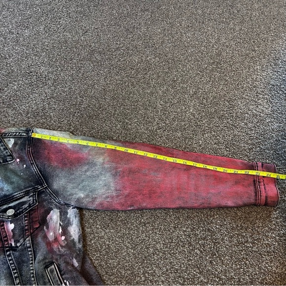 Splatter Denim Jacket - Picture 4 of 7